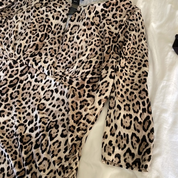 Olsen leopard print top - Picture 3 of 3